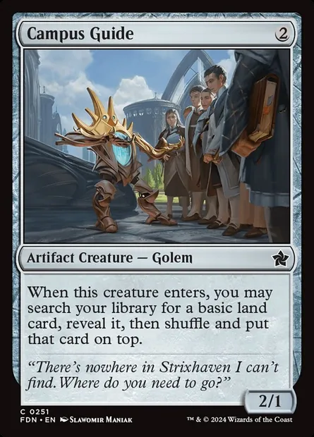 Campus Guide, Magic card FDN 251 — Foundations set
