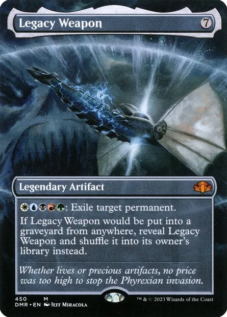 Legacy Weapon, Magic card DMR 450 — Dominaria Remastered set