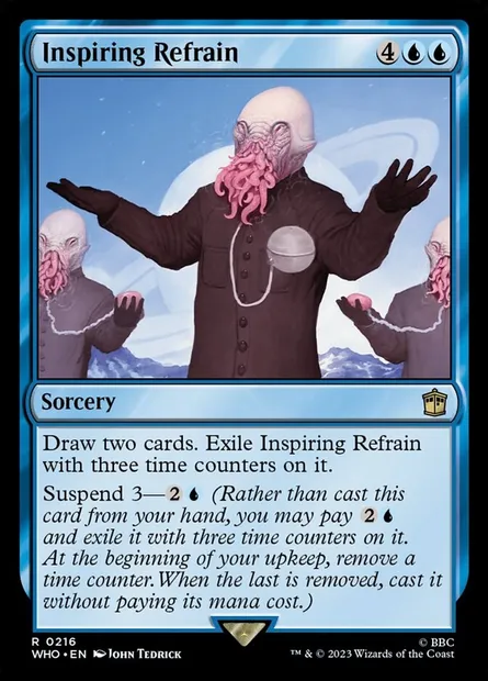 Inspiring Refrain, Magic card WHO 216 — Doctor Who set