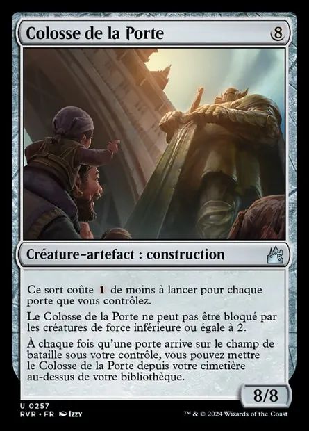 Colosse de la Porte, carte Magic RVR 257 — extension Ravnica Remastered
