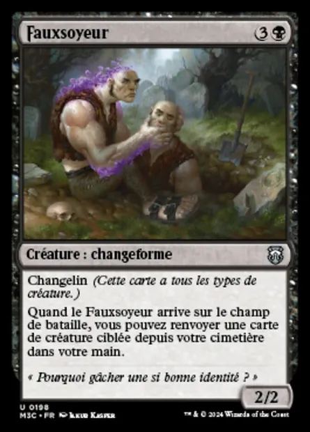 Fauxsoyeur, carte Magic M3C 198 — extension Modern Horizons 3 Commander