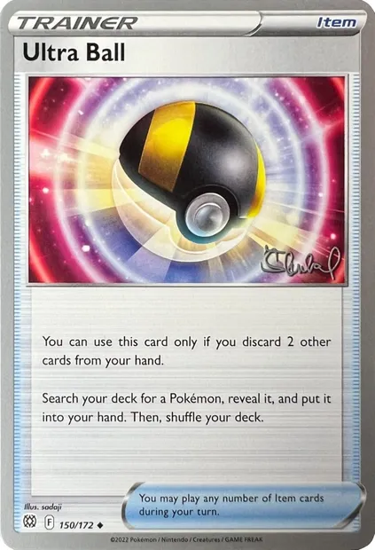 Hyper Ball, carte Pokémon WCD22 150 — extension World Championship Decks 2022