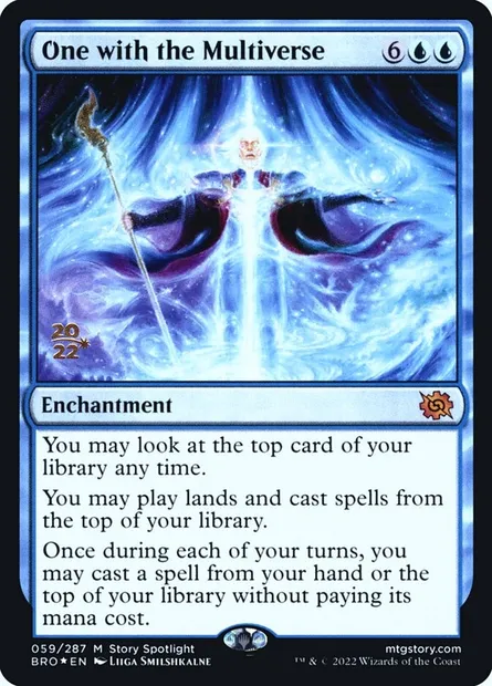 One with the Multiverse, Magic card PBRO 59s — The Brothers' War Promos set