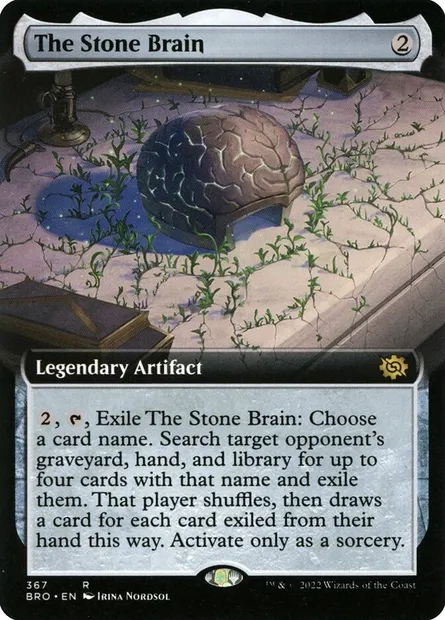 The Stone Brain, Magic card BRO 367 — The Brothers' War set
