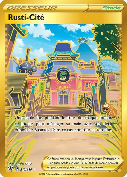 Rusti-Cité, carte Pokémon ASR 212 — extension Astres Radieux