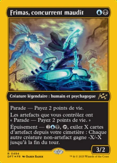 Frimas, concurrent maudit, carte Magic DFT 494 — extension Aetherdrift