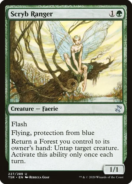 Scryb Ranger, Magic card TSR 227 — Time Spiral Remastered set