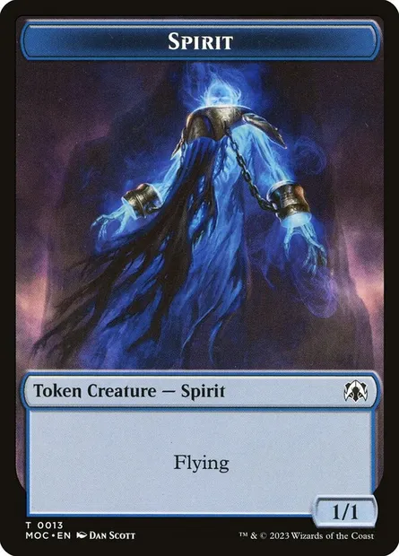 Spirit, Magic card TMOC 13 — March of the Machine Commander Tokens set