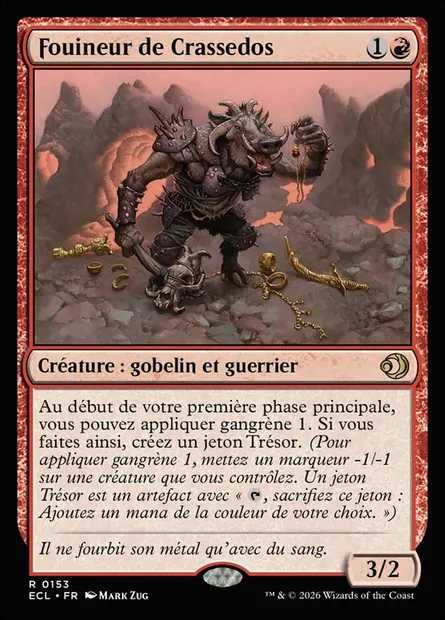Fouineur de Crassedos, carte Magic ECL 153 — extension Lorwyn Eclipsed