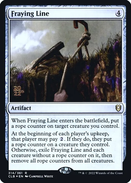 Fraying Line, Magic card PCLB 314s — Battle for Baldur's Gate Promos set
