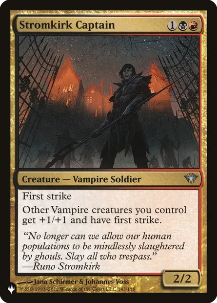 Capitaine de Stromkirk, carte Magic PLST DKA-143 — extension The List