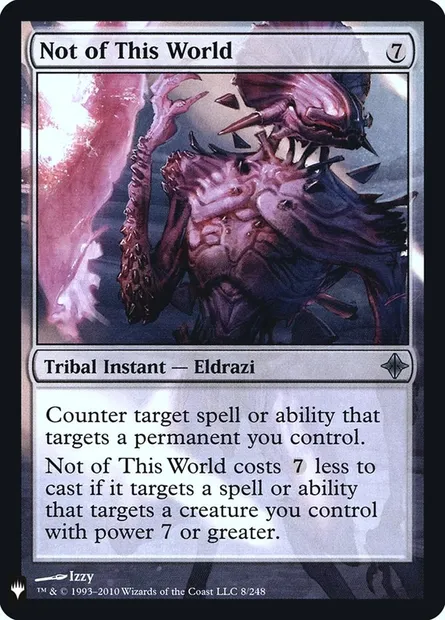 Not of This World, Magic card PLST ROE-8 — The List set