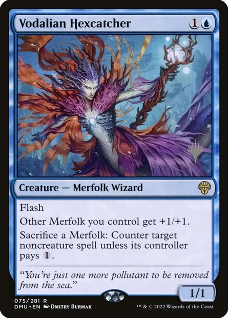 Vodalian Hexcatcher, Magic card PDMU 75p — Dominaria United Promos set