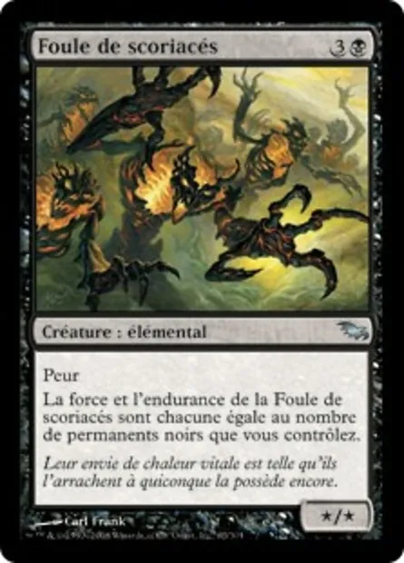 Foule de scoriacés, carte Magic SHM 63 — extension Sombrelande