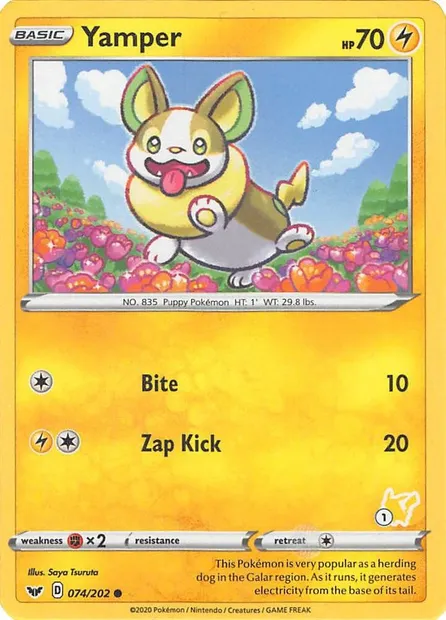 Voltoutou, carte Pokémon BA22 074-1 — extension Battle Academy 2022