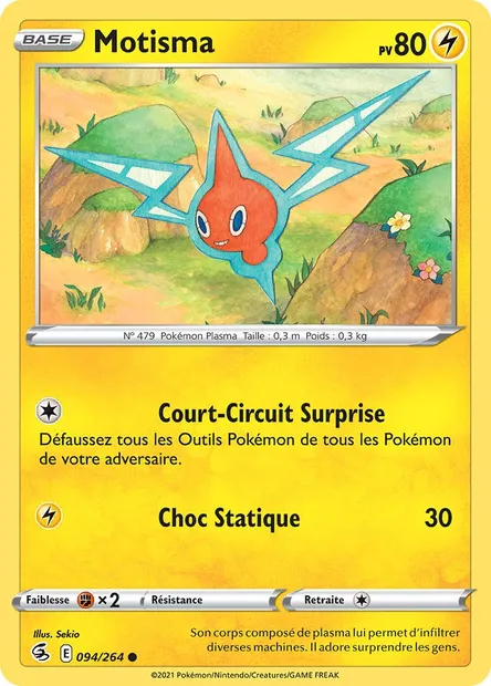 Motisma, carte Pokémon FST 94 — extension Poing de Fusion