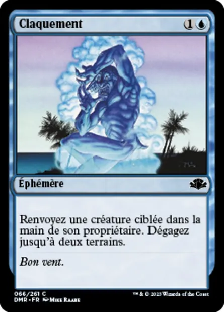 Claquement, carte Magic DMR 66 — extension Dominaria Remastered