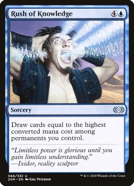 Rush of Knowledge, Magic card 2XM 66 — Double Masters set