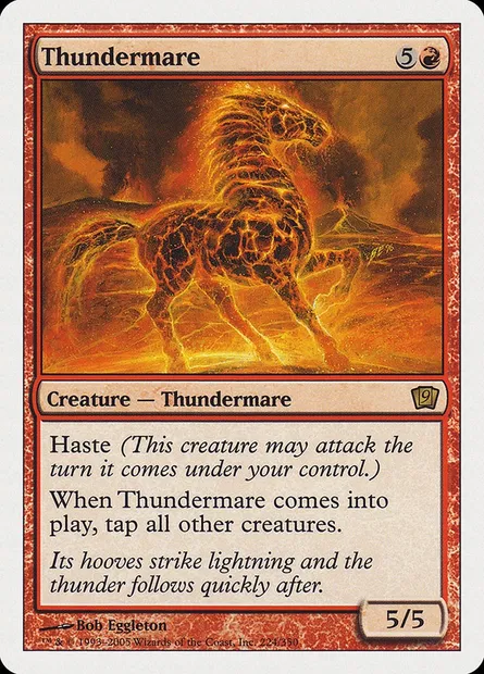 Thundermare, Magic card 9ED 224 — Ninth Edition set