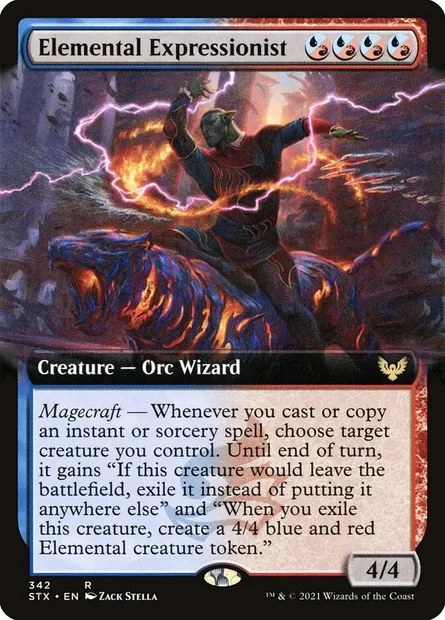 Elemental Expressionist, Magic card STX 342 — Strixhaven: School of Mages set