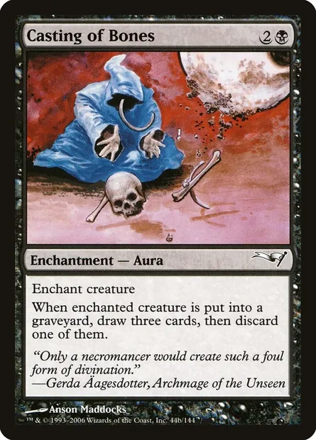 Casting of Bones, Magic card CST 44b — Coldsnap Theme Decks set