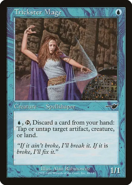 Trickster Mage, Magic card NEM 49 — Nemesis set