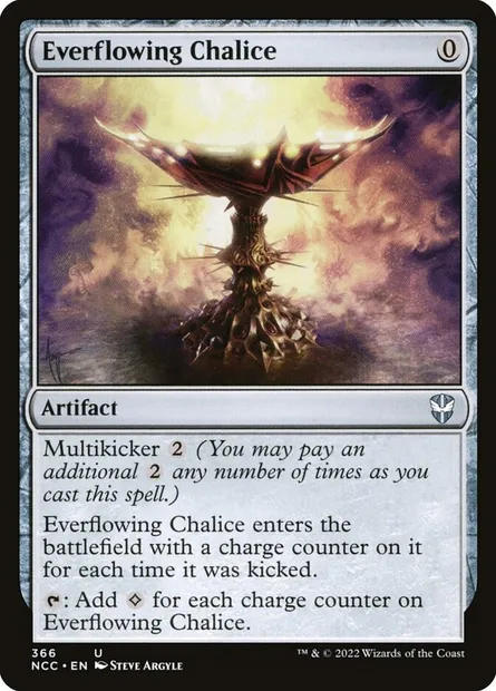 Everflowing Chalice, Magic card NCC 366 — New Capenna Commander set