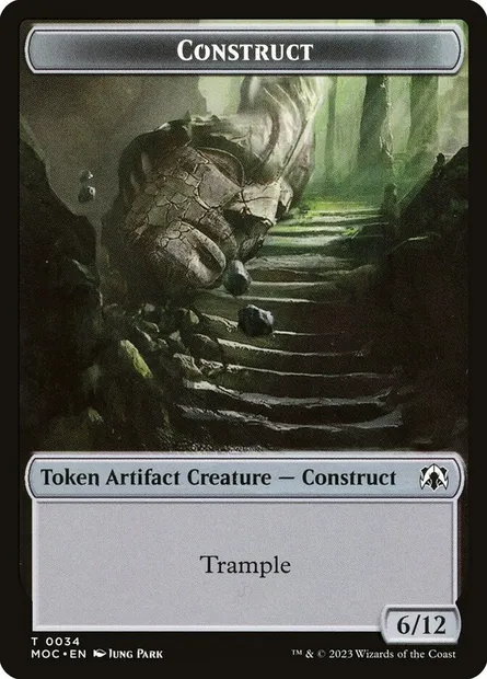 Construct, Magic card TMOC 34 — March of the Machine Commander Tokens set