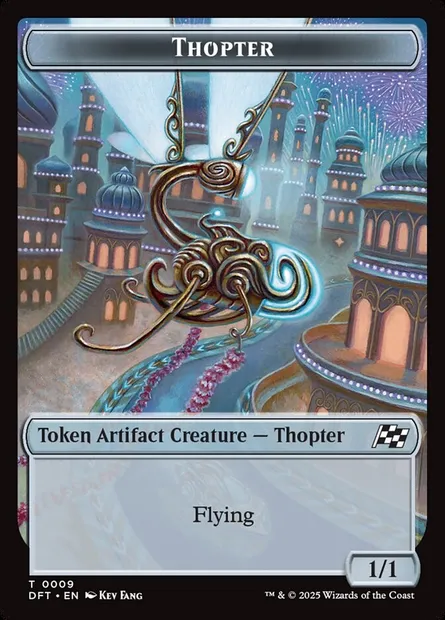 Thopter, Magic card TDFT 9 — Aetherdrift Tokens set