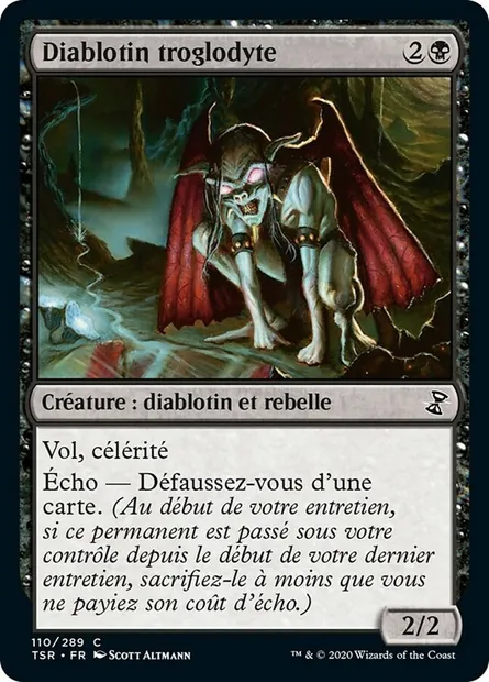Diablotin troglodyte, carte Magic TSR 110 — extension Spirale Temporelle Remastered