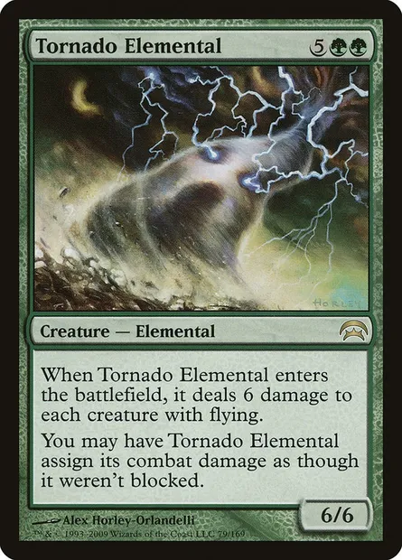Élémental de tornade, carte Magic HOP 79 — extension Planechase