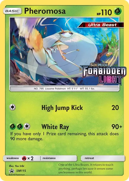Pheromosa, Pokémon card SM 115 — SM Black Star Promos set
