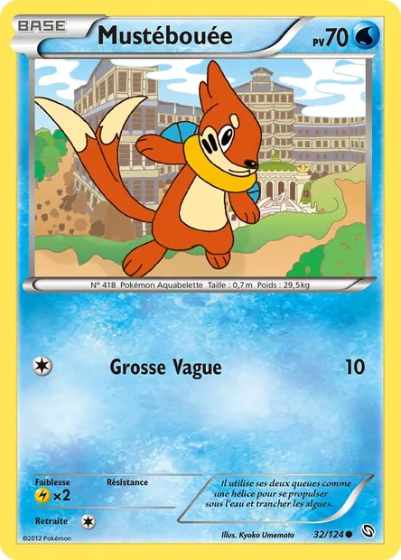 Mustébouée, carte Pokémon DRX 32 — extension Dragons Éxaltés