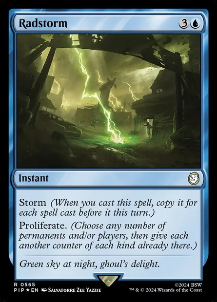 Radstorm, Magic card PIP 565 — Fallout set