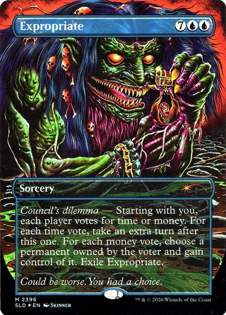 Exproprier, carte Magic SLD 2396 — extension Secret Lair Drop