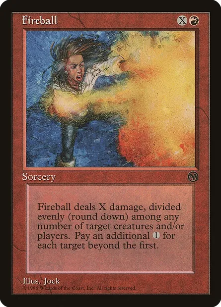 Boule de feu, carte Magic PARL 7 — extension Arena League 1996