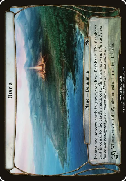 Otaria, Magic card OHOP 28 — Planechase Planes set