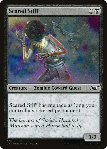 Scared Stiff, Magic card UNF 376 — Unfinity set