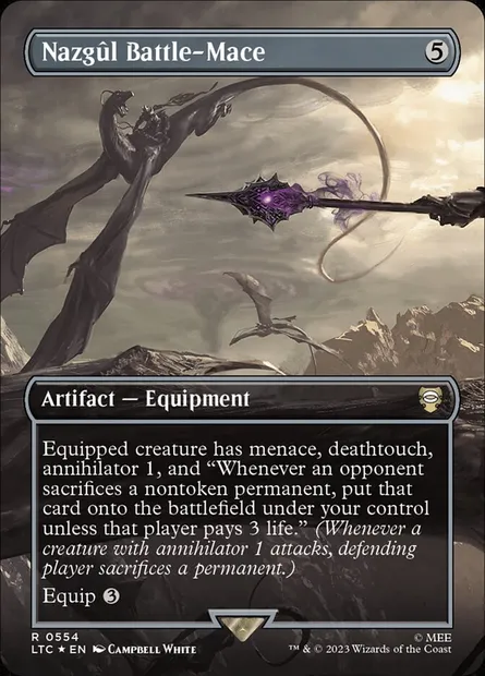 Nazgûl Battle-Mace, carte Magic LTC 554 — extension Tales of Middle-earth Commander