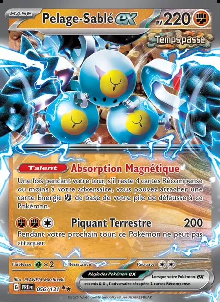 Pelage-Sablé-ex, carte Pokémon PRE 056 — extension Évolutions Prismatiques