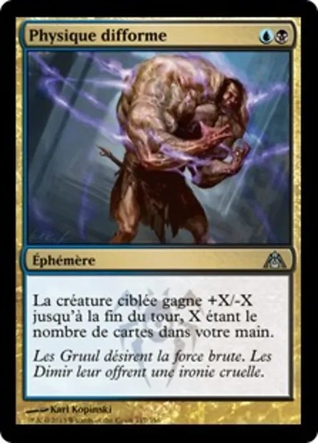 Physique difforme, carte Magic DGM 117 — extension Le labyrinthe du dragon