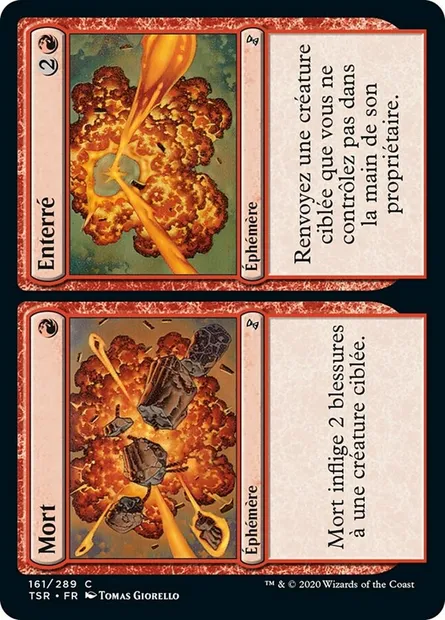 Dead // Gone, carte Magic TSR 161 — extension Spirale Temporelle Remastered