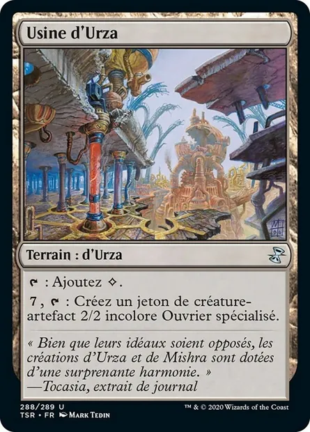 Usine d'Urza, carte Magic TSR 288 — extension Spirale Temporelle Remastered