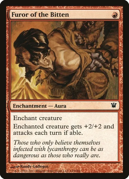 Furor of the Bitten, Magic card ISD 143 — Innistrad set
