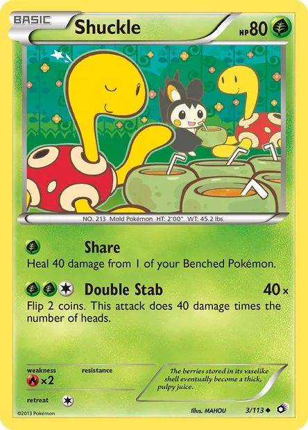Shuckle, Pokémon card LTR 3 — Legendary Treasures set