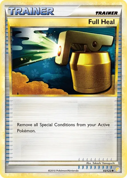 Full Heal, Pokémon card HS 93 — HeartGold SoulSilver set