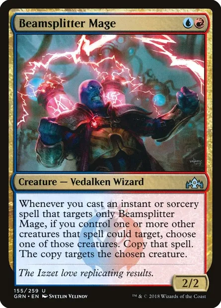 Beamsplitter Mage, Magic card GRN 155 — Guilds of Ravnica set
