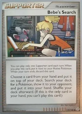 Bebe's Search, Pokémon card WCD08 119 — World Championship Decks 2008 set
