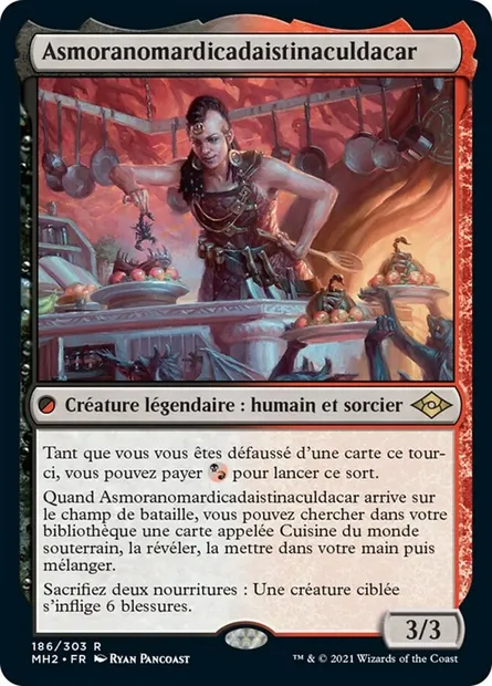 Asmoranomardicadaistinaculdacar, carte Magic MH2 186 — extension Horizons du Modern 2