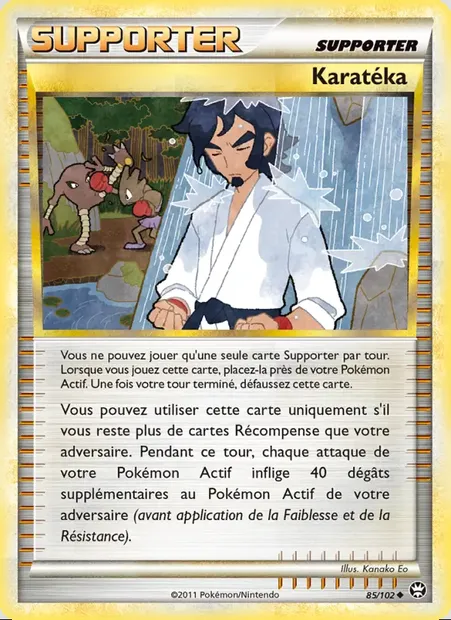 Karatéka, carte Pokémon TM 85 — extension Triomphant